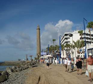 Strand an der Promenade