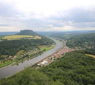 Festung und Elbtal - Lilienstein