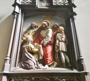 In der Kirche Mariä Himmelfahrt in Partenkirchen