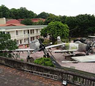 Blick von oben auf die Freifläche