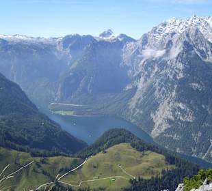 Blick vom Jenner auf den Königssee