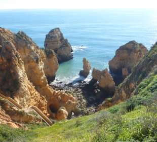 Fantastische Felsformationen bei Ponta da Piedade