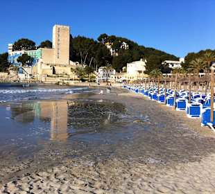 Der "linke" Strandabschnitt von Wasserseite ges.