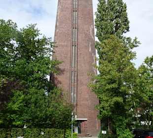 Außenansicht des Wasserturms in Bad Zwischenahn