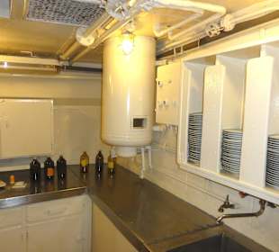 Blick in die Kombüse der "GERA"