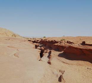 Einstieg in den Lower Antelope Canyon