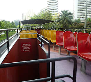 Wir hatten den Bus für uns allein