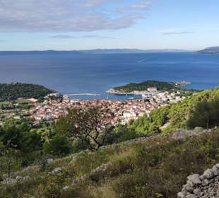 Blick zurück auf Makarska