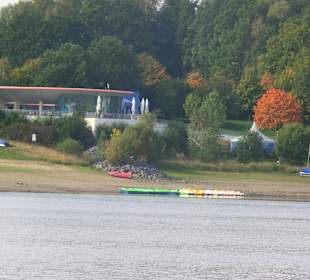 Uferblick im Sommer Badestelle