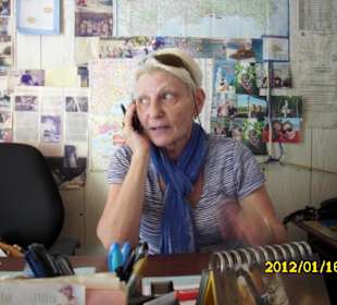 Erika bei der Arbeit