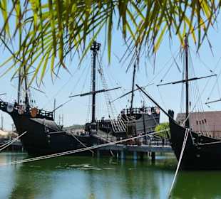 Die kleine Flotte im sicheren Hafen