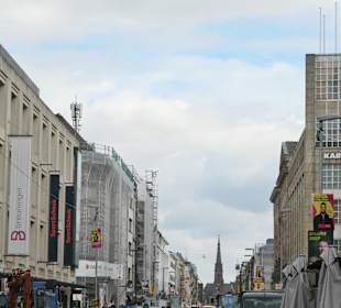 In Karlsruhe entlang der Kaiserstraße