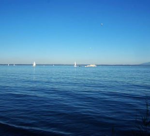 Der Chiemsee von Gstadt aus