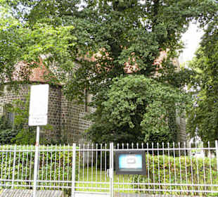 Kirche unter Bäumen