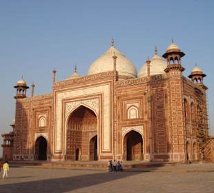 Moschee am Taj Mahal