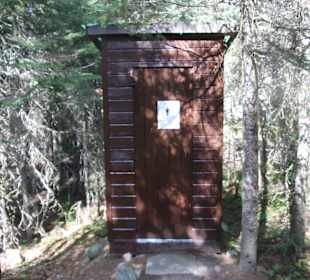 ....mit Buschtoilette....