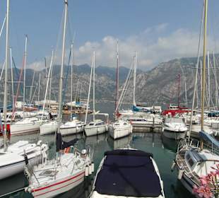 Boote am nahen Anlegeplatz