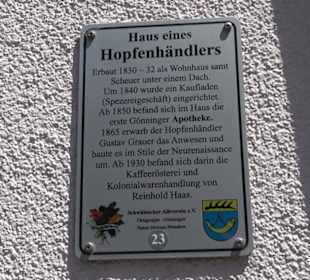 Haus eines Hopfenhändlers Gönningen