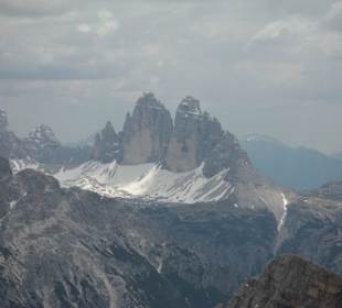 Blick auf die Drei Zinnen