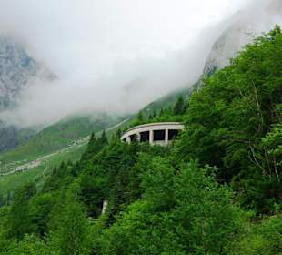 Der Plöckenpass nach AUT