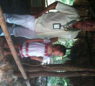 Besuch bei einer Maya Familie