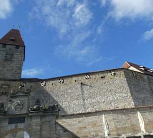 Bei der Besichtigung der Veste Coburg