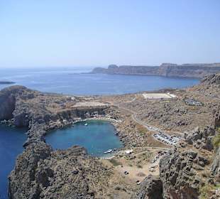 Vista da Acropoli di Lindos