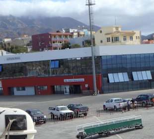 Blick auf das Fährterminal