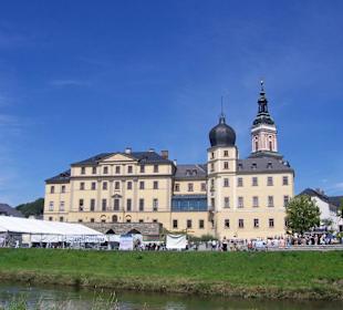 Blick auf das Untere Schloss in Greiz