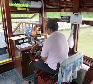 Die Boote haben Elektroantrieb