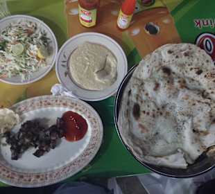 Traditionelle Speise auf dem Souk