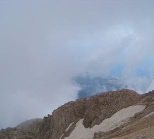 Wolken am Gipfel des Tahtali, 2.365 m