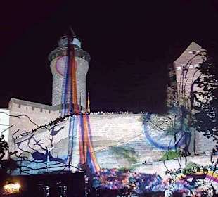 An der Kaiserburg Lasermotive