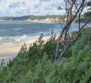 Steilküste in Sicht