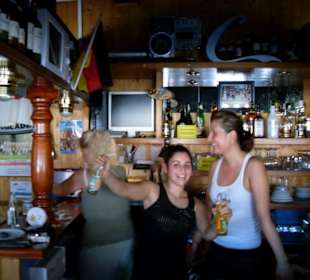 Die Mädels Melly, Jaky, Nicole. Andy hatten frei