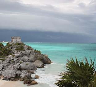Einzige Maya Stätte am Meer - Tulum
