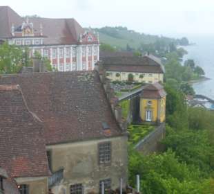 Blick von Burg Meersburg zum Neuen Schloss