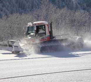 Skipiste vor unserem Hotel Kristall