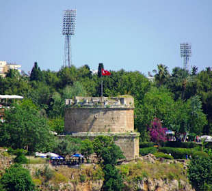 Blick zum Hafen von Antalya
