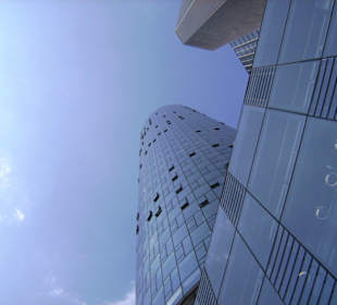 Blick am Ausgang zurück nach oben