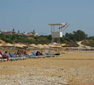 Privater Strandbereich