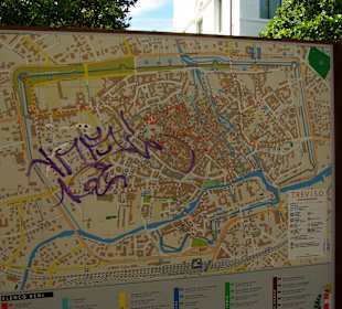 Die Stadtkarte Treviso