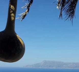 Aussicht vom Parkplatz zur Lagune von Balos