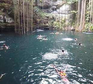 Baden in der Cenote
