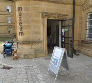 Eingang zum Museum im Kloster Banz