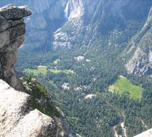 Aussicht vom Glacier Point im Park
