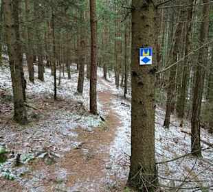 Der Weg zum Pfersag-Wasserfall