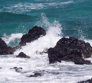 El romper de las olas