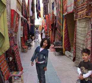 Märkte in den alten Festungsmauern von Esssaouira