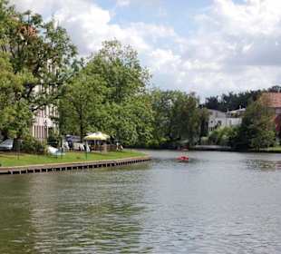 Stadtauswärts gesehen